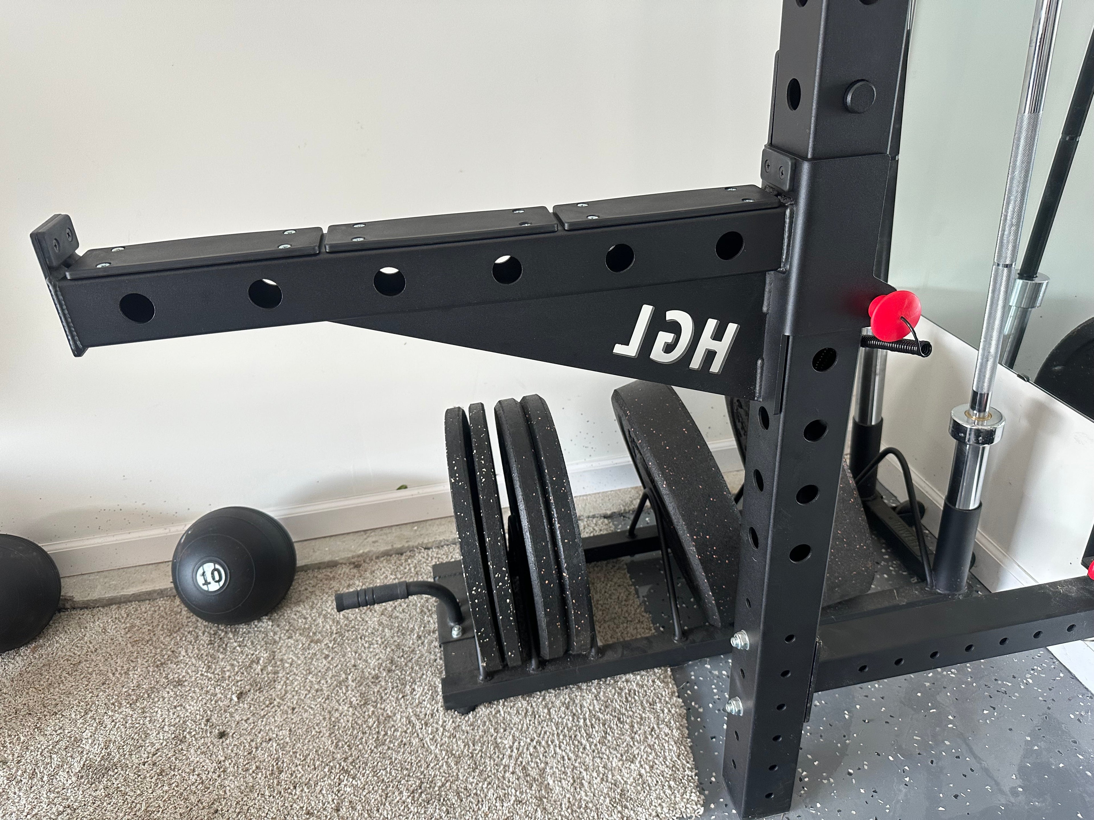 Squat Rack Spotter Arms