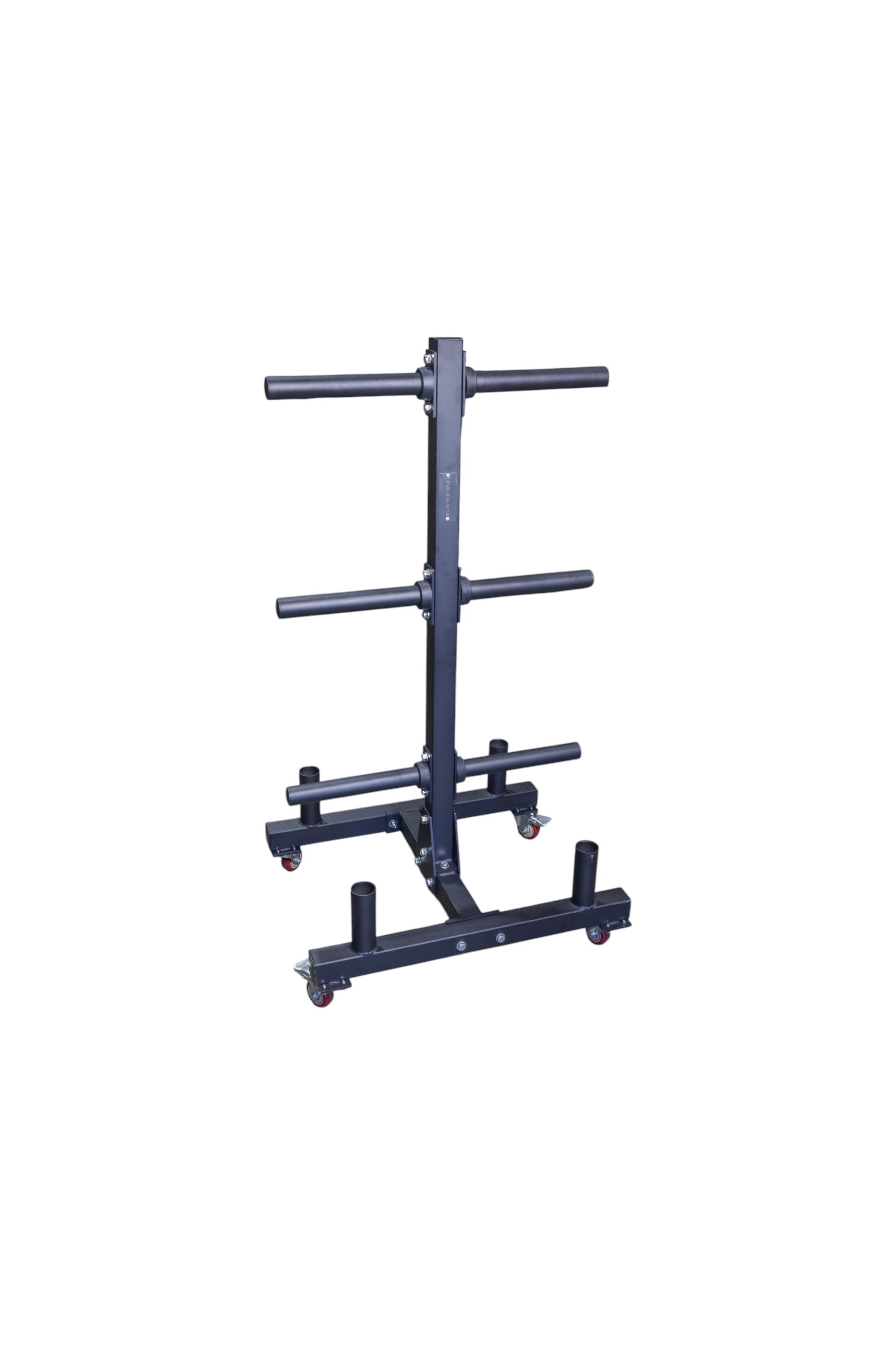 Mobile Plate Storage Rack w/Bar Sleeves